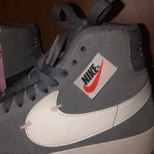 GrayNike Hightops